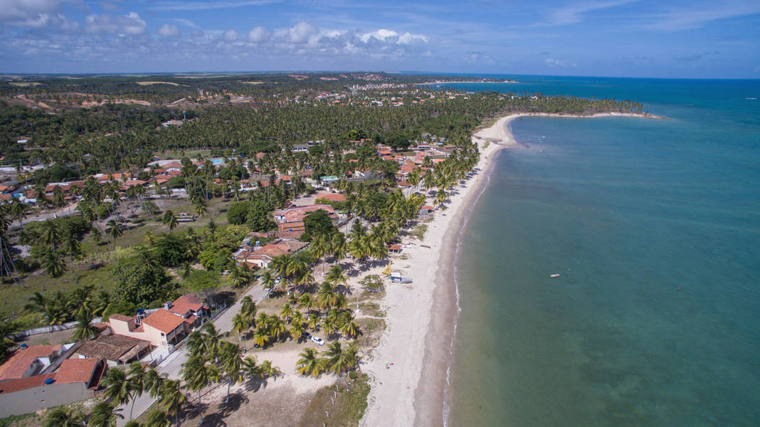 O município de Paripueira, no Litoral Norte de Alagoas: ameaça de chagada da Braskem