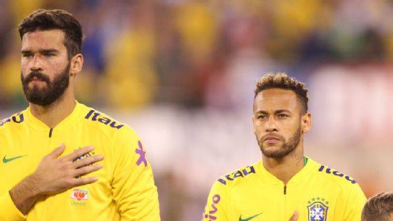 Alisson e Neymar foram os únicos brasileiros presentes entre os indicados aos prêmios do FIFA The Best