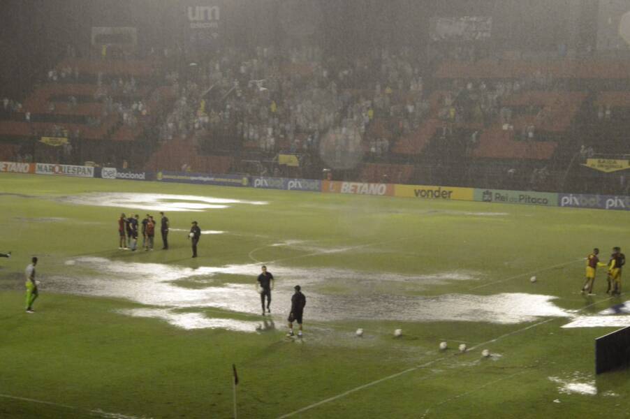 Após fortes chuvas em Recife, Sport x CRB será nesta terça (24)