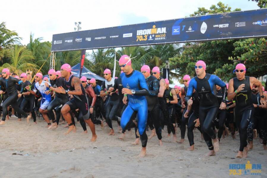 Atletas estarão na Praia de Pajuçara, para competir em mais uma edição do Ironman 70.3