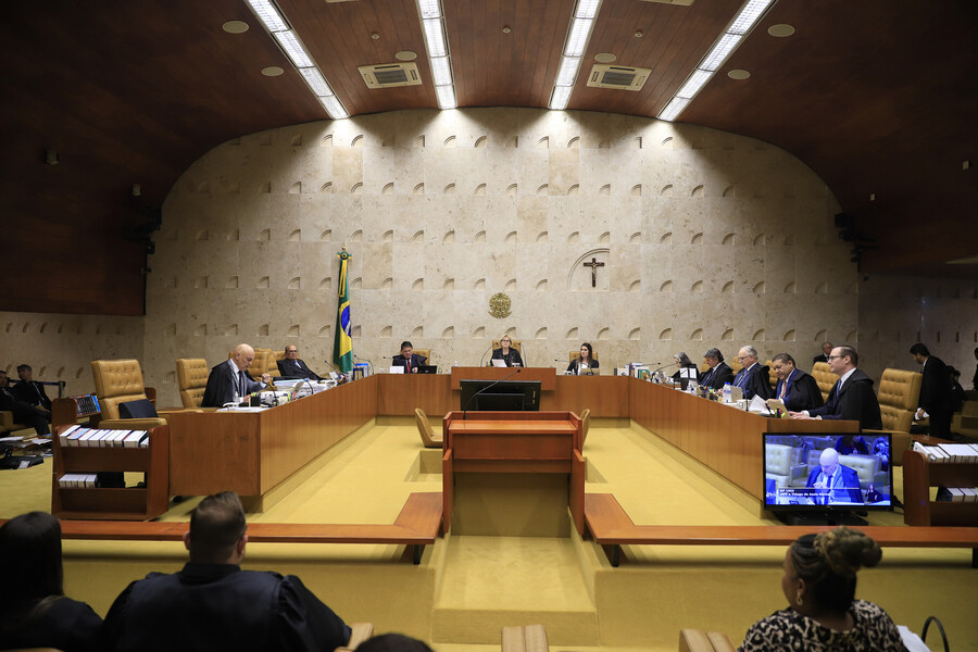Sessão plenária do STF
Crédito para a foto: Rosinei Coutinho/SCO/STF