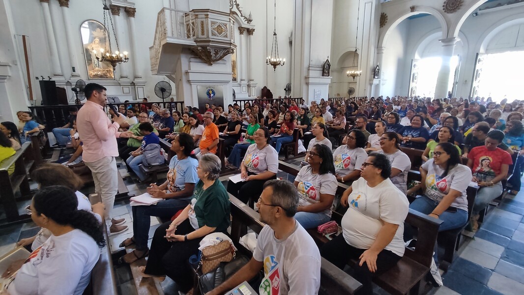 Evento reuniu cerca de 500 catequistas das três dioceses da Província Eclesiástica de Maceió, no último sábado (18)